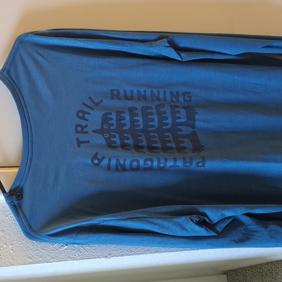 Patagonia "Cool Daily" Blue Long Sleeve Shirt - Picture 5 of 5